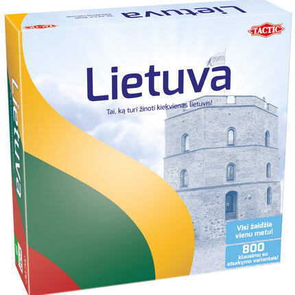 Tactic Board Game Lithuania Trivia (In Lithuanian Lang.)