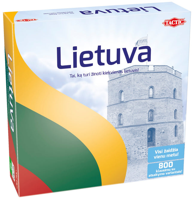 Tactic Board Game Lithuania Trivia (In Lithuanian Lang.)
