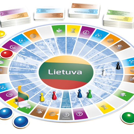 Tactic Board Game Lithuania Trivia (In Lithuanian Lang.)