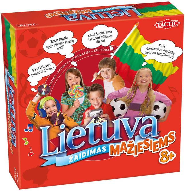 Tactic Board Game Lithuania Trivia Junior (In Lithuanian Lang.)