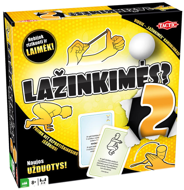 Tactic Board Game Wanna Bet? 2 (In Lithuanian Lang.)