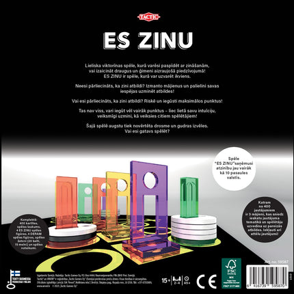 Tactic Boardgame Iknow 2.0 (In Latvian Lang.)