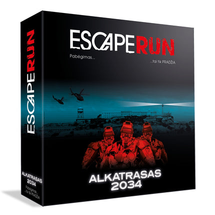 Tactic Game Escaperun Alcatraz 2034 (In Lithuanian Lang.)