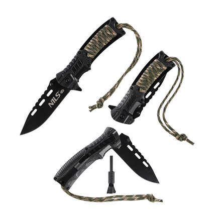 Tactical Folding Knife, Stainless Steel Blade
