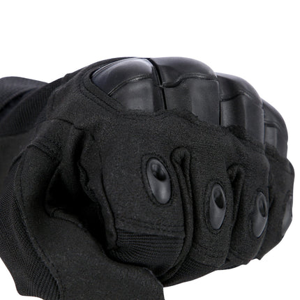 Tactical Gloves, Black, XL, Durable Material
