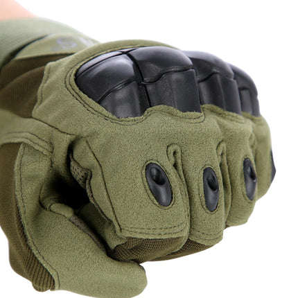 Tactical Gloves, Green, Large, Durable Material