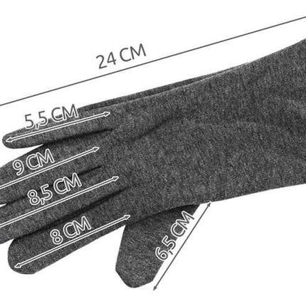 Tactile gloves R6412 - gray