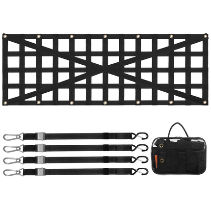 Tailgate Cargo Net 54 x 18 in, 4 Adjustable Straps