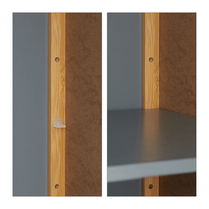 Tall Bathroom Cabinet with Adjustable Shelves