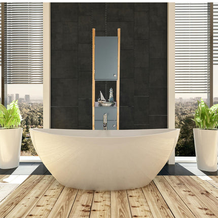 Tall Bathroom Cabinet with Adjustable Shelves