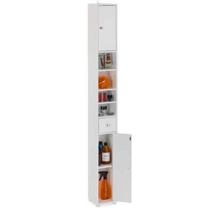 Tall Bathroom Cabinet with Adjustable Shelves
