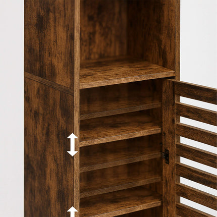 Tall Bathroom Cabinet with Adjustable Shelves