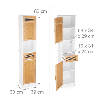 Tall bathroom cabinet