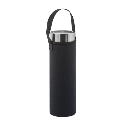 Tea bottle with strainer to take with you