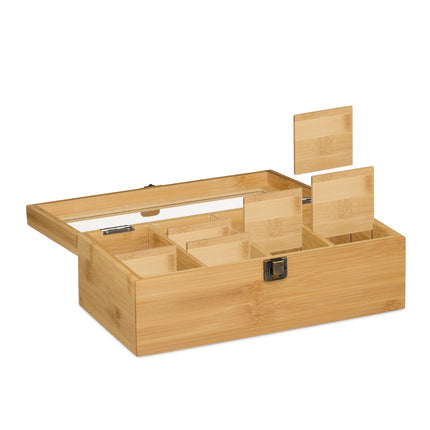 Tea box with 10 compartments