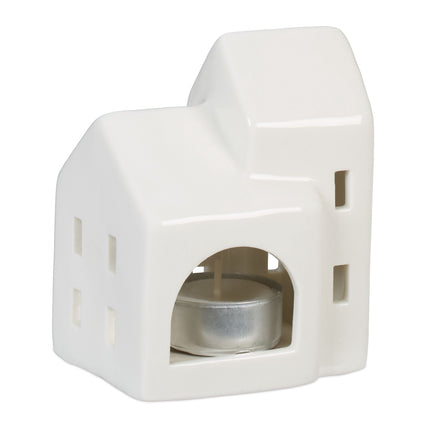 Tea house in white ceramic