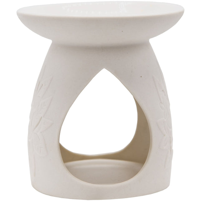 Tealight Fragrance Lamp, Ceramic, Minimalist Design