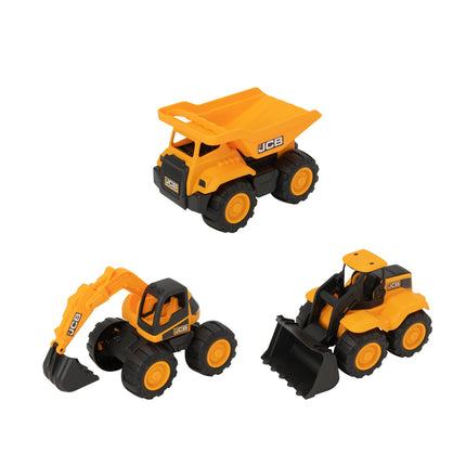Teamsterz Jcb Trucks Set, 3Pcs, 18Cm