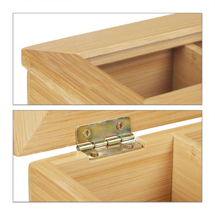 Teask in bamboo 6 compartments