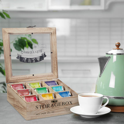 Tedosa in wood 9 compartments