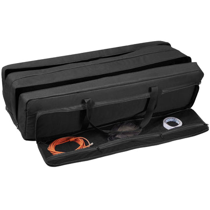 Telescope Carrying Case, 41 in, 2 Detachable Dividers, Black