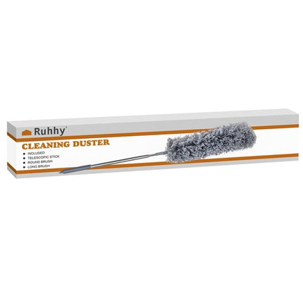 Telescopic Dusting Brush with 2 Interchangeable Tips