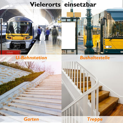 Telescopic Wheelchair Ramp, 270kg Capacity, 91.5-152.5cm