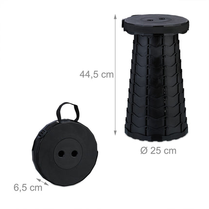 Telescopic camping chair