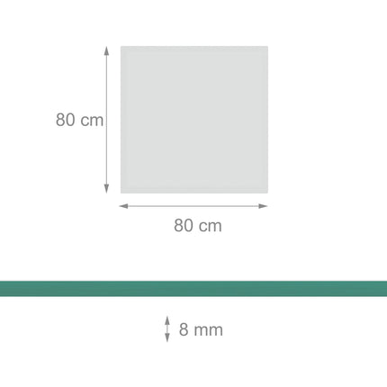 Tempered Safety Glass Table Top – Heat & Impact Resistant