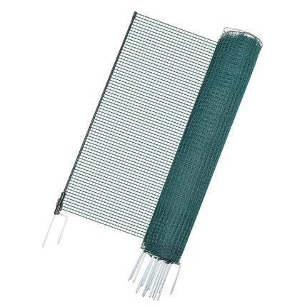 Temporary Fence With Posts, 1.2 x 20m Plastic Mesh