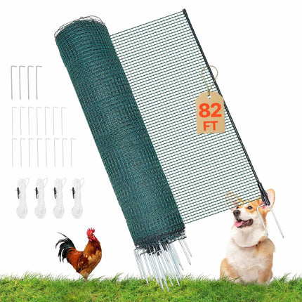Temporary Mesh Fence Kit, 1.2 x 25 m, 15 Posts
