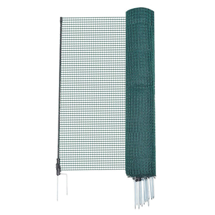 Temporary Mesh Fence With Posts, 1.2 x 15 m