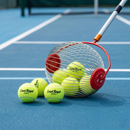Tennis Ball Retriever Roller, Metal No-Bend Pickup