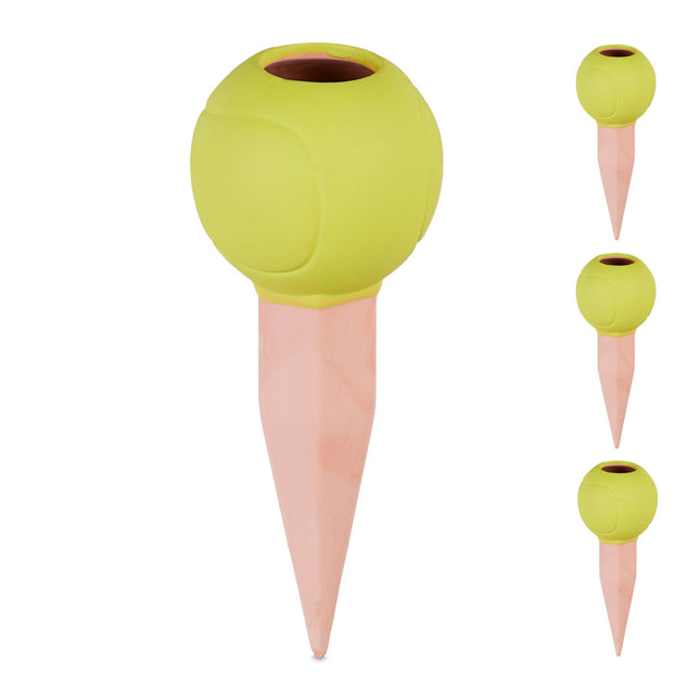 Tennisbal in kleikegel met 4 sets