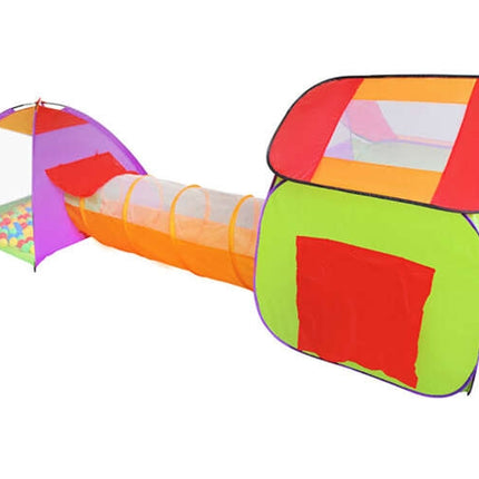 Tent for children HOUSE + tunnel + 200 balls