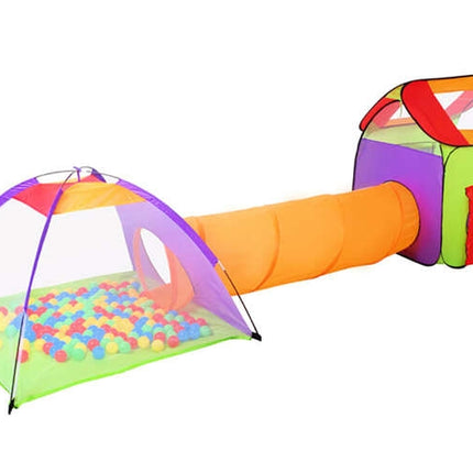Tent for children HOUSE + tunnel + 200 balls