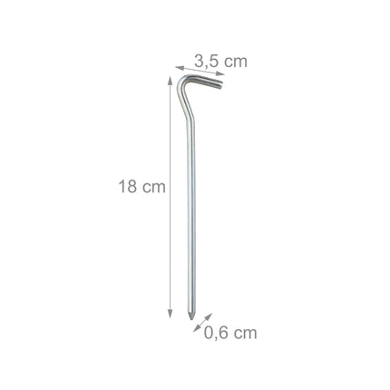 Tent pegs round set of 24 pcs