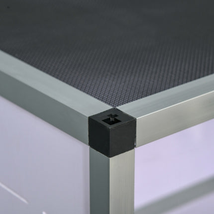 Terrarium breeding box for reptiles, amphibians and arachnids, aluminum, 120x40x40 cm