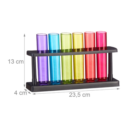 Test tubes Lick pots Set of 6