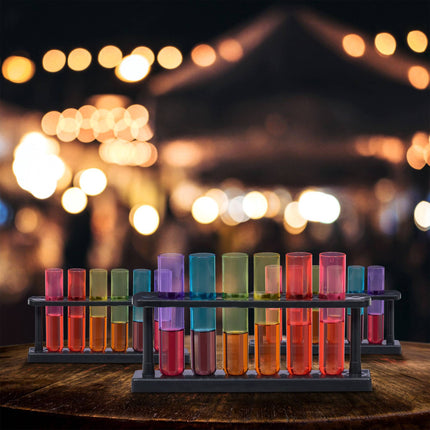 Test tube shot glass set of 18