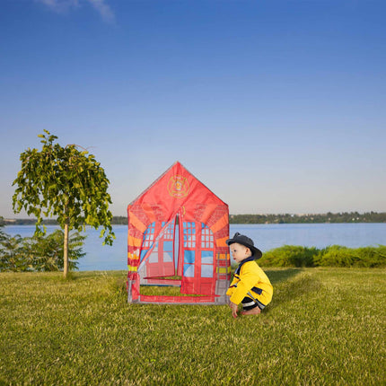 The fire department's tent for children