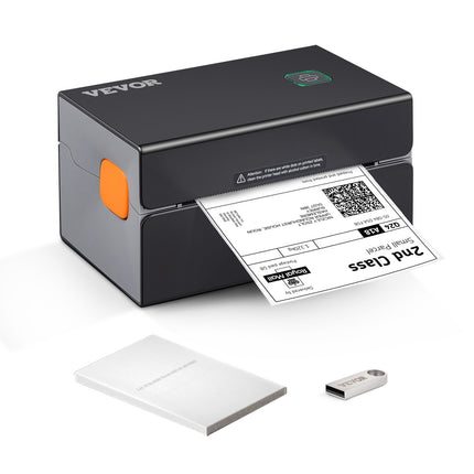 Thermal Label Printer, 300 DPI, Bluetooth, 4x6 Labels