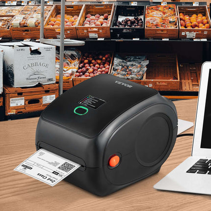 Thermal Label Printer 300 DPI, Bluetooth, 4x6 Shipping