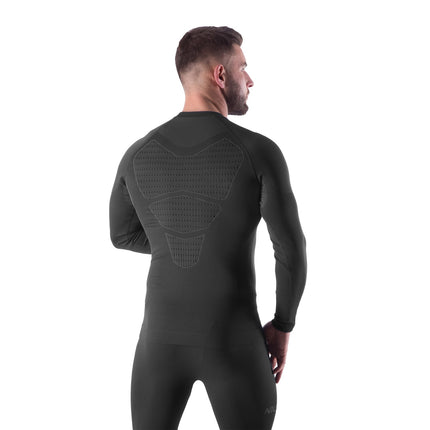 Thermoactive Black Men's Top, 2XL/3XL
