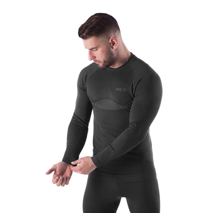 Thermoactive Men's Underwear Set, Black, 2XL/3XL
