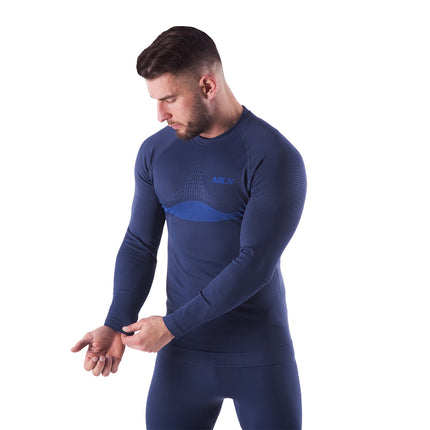 Thermoactive Men's Underwear Set, Blue, S/M