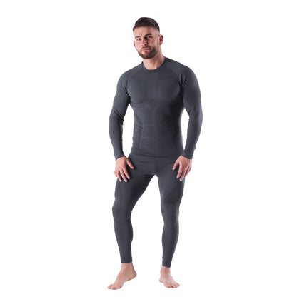 Thermoactive Men's Underwear Set, Grey, 2XL/3XL