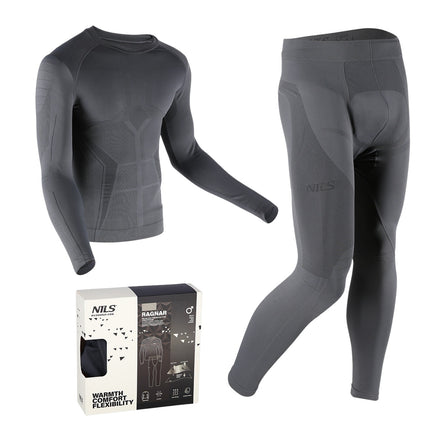 Thermoactive Underwear Set, Grey, Men’s S/M