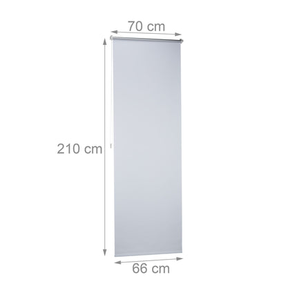 Thermo blackout curtain white
