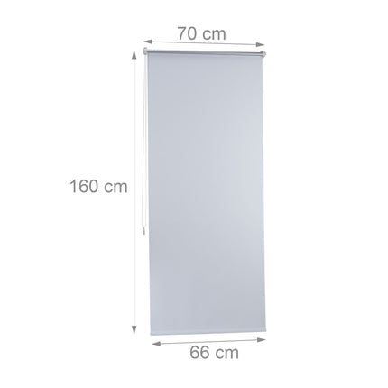 Thermo blackout curtain white